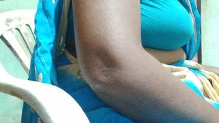 Tamil aunty boobs press with unckle